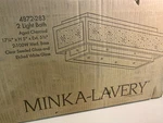 Minka Lavery 4872-283 Camden Square Bath Lighting, Aged Charcoal Finish. Fixed Price $97.99.