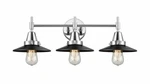 Used Innovations Lighting 447-3W-PC-M6-BK Railroad Bath VANITY-7.25. Fixed Price $301.07.