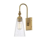 Savoy House 9-108-1 York 16" Tall Wall Sconce Brass. Fixed Price $208.00.