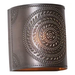 Irvins Country Tinware Chisel Sconce Light Kettle Black. Fixed Price $69.95.