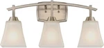 Westinghouse 6573600 Midori 3-LIGHT Brushed Nickel Wall Mount Bath. Fixed Price $69.99.