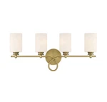 Savoy House 8-530-4 Woodbury Light 28"W Bathroom Vanity Brass. Fixed Price $300.00.