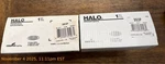 Halo 993P, 4" Trim Coilex Baffle White With Black 2PACK. Fixed Price $39.99.
