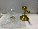 Kohler 31761-SC01-2GL Bellera Brass Wall Sconce With Glass Shade, Ul Listed. Fixed Price $185.99.