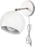 Kiven Metal Plug-in Wall Sconce Light, Eyeball White Lamp. Fixed Price $31.00.