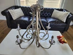Minka Lavery 3334-84 Savannah Row 4-LIGHT 1-TIER Chandelier Brushed Nickel. Fixed Price $95.00.