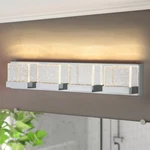 Cattleya 23 In. 4-LIGHT Chrome Led Bubble Crystal Vanity CA2226-4W. Fixed Price $49.39.