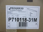 Progress Lighting Modern Glass Sconce 12 In. 2-LIGHT Matte Black Wall. Fixed Price $66.45.