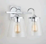 Capital Lighting 139122CH-496 15-1/4"W Bathroom Vanity Chrome. Fixed Price $100.00.