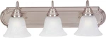Maxim 8013 Nickel Essentials 24"W Bath Light. Fixed Price $57.80.