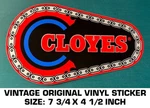 Cloyes Hi Performance Engine Parts Vintage Original Vinyl Decal Sticker - Racing. Fixed Price $8.69.