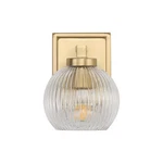 Golden Lighting 3094-BA1 Elliott 8" Tall Bathroom Sconce Brushed Champagne. Fixed Price $129.99.