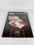 New Uline Premium Laser Labels S-13769 1/2" Circle-white. Fixed Price $19.99.