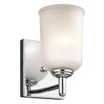 Kichler 45572 Chrome Shailene 1-LIGHT Wall Sconce. Fixed Price $77.97.