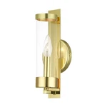 Livex Lighting 10141 Castleton 12" Tall Commercial Wall Sconce - Brass. Fixed Price $100.95.