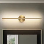 Rennnsan Aidan 1-LIGHT Gold Dimmable Led Wall Horizontal Sconce Vanity. Fixed Price $38.99.