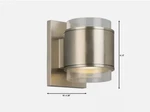 Home Decorators Collection Upton Brushed Nickel Led Sconce JJM3482L. Fixed Price $31.95.