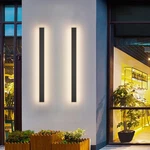 Outdoor Wall Lights 2 Pack 39.4INCH Black Led Modern Sconce Aipsun Long. Fixed Price $299.99.