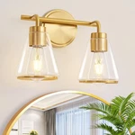 Bathroom Fixtures Over Mirror Gold Vanity 2-LIGHTS Vani.... Fixed Price $73.84.