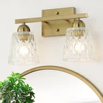 Mecgirn Stainless Steel Bathroom Vanity Light Over Mirror, 2 Brushed Go.... Fixed Price $71.92.