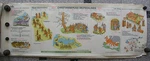 Wall Art History Frieze Christianity Europe 139X50 Vintage Map 1965. Fixed Price $34.87.