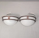 Minka-lavery Wall Sconce Set Of 2 Antique Bronze White Glass Traditional 839-91. Fixed Price $49.95.