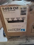 Kichler 5559OZ Stafford 4-LIGHT 9.25-IN Olde Bronze Bell Vanity. Fixed Price $49.95.