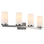 Design House Aubrey 4-LIGHT Stainless Steel Vanity Brushed Nickel. Fixed Price $158.80.