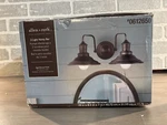 Allen+roth Hainsbrook 2-LIGHT Vanity Bar-aged Bronze Finish-new BOX-#810068. Fixed Price $34.95.