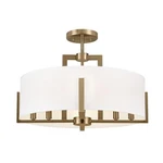 8 Light Semi-flush MOUNT-14.5 Inches Tall And 20 Wide-champagne Bronze. Fixed Price $363.95.