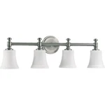 Quorum Vanity Light, Satin Nickel 5122-4-65. Fixed Price $161.60.