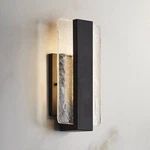 Cascadia Modern Wall Light Sconce Black Hardwired 6" Fixture Led Piastra Glass. Fixed Price $149.95.