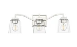 Ml Lighting Avenna Collection Three Vanity, Polished Nickel. Fixed Price $83.77.