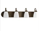 Progress Lighting P2709-20 4-100W Med Bath Bracket, Antique Bronze. Fixed Price $57.00.