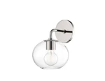 Mitzi By Hudson Valley Lighting Margot 1-LIGHT Polished Nickel Wall Sconce. Fixed Price $51.99.