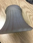 Glass Dome For: Hampton Bay Reims 3-LIGHT Berre Walnut Vanity Fixture Wall. Fixed Price $20.00.