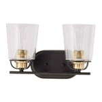 Progress Lighting Inspiration 2-LIGHT Antique Bronze Bathroom Vanity. Fixed Price $36.00.