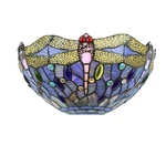 Chloe Lighting Sunniva Dragonfly Tiffany-style Wall Sconce 12" Wide. Fixed Price $82.48.