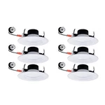 Utilitech 6-PACK 65-WATT Equivalent White Dimmable Recessed Downlight (5-IN O.... Fixed Price $118.34.