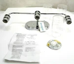 Kichler 45459CH 3-LIGHT Wall Mount Vanity Fixture Chrome & Clear Seeded Glass. Fixed Price $99.99.
