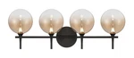 Iissa 16W 4 Led Bath VANITY-10.25 Inch Tall And 29.5 Wide-black. Fixed Price $805.00.