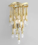 Corbett Kiara Light Wall Sconce Gold Leaf 286 -11 120V E12 Candelabra 60W. Fixed Price $95.00.