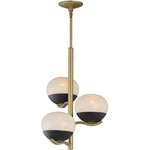 Maxim Lighting 24643MRBKNAB Lucerne Foyer Pendant Black And Natural Aged Brass. Fixed Price $262.40.