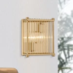 Cargifak Brass Gold Wall Sconce, Modern Indoor Lamp, 2-LIGHT For. Fixed Price $14.99.