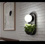 Artika Bloomfield Planter 1-LIGHT Wall Sconce Black Integrated Led 5CCT. Fixed Price $44.99.