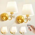 Battery Operated Bow Wall Sconces Lights Set Of Two Remote Control, Sconc.... Fixed Price $93.96.