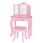 Fantasy Fields Kids Vanity Set Makeup Dressing Table Stool Led Mirror Light. Fixed Price $119.99.