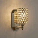 Doraimi 1 Crystal Wall Sconce Lighting - Brushed Nickel. Fixed Price $40.00.