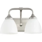 Quorum Enclave Light 13' Vanity, Satin Nickel 5059-2-65. Fixed Price $80.80.