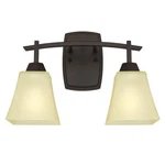 Westinghouse Midori 2 Wall Light, Oil Rubbed Brz/amber Linen - 6307400. Fixed Price $89.99.